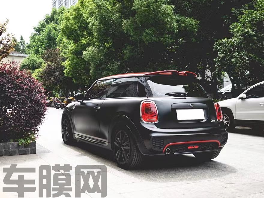 MINI 哑光黑改色膜 效果图