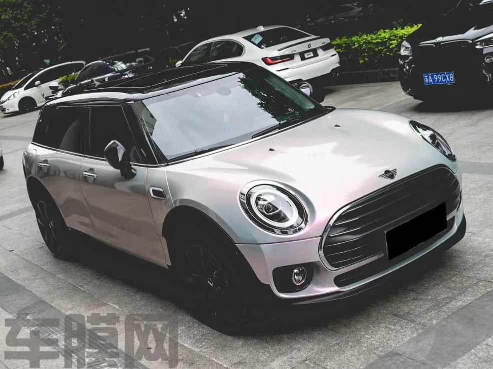 MINI CLUBMAN 梦幻火山灰改色膜 效果图