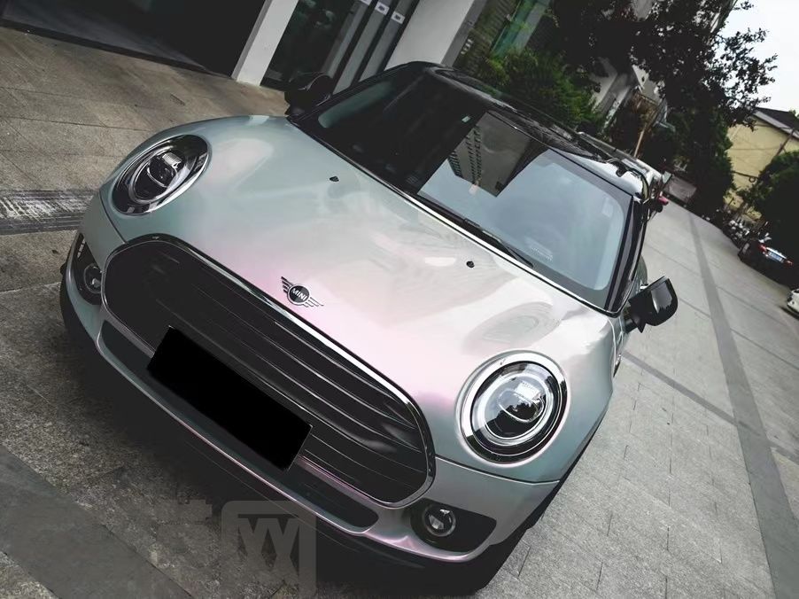MINI CLUBMAN 梦幻火山灰改色膜 效果图