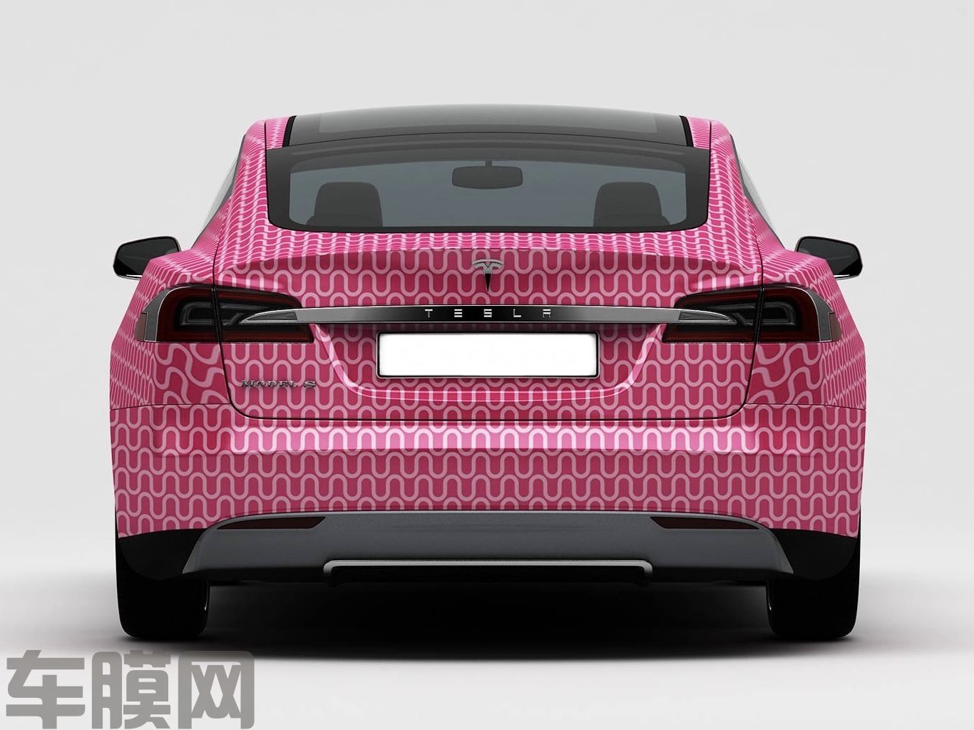 特斯拉Model S 卡通系列KAVAS芝麻街渐变 效果图