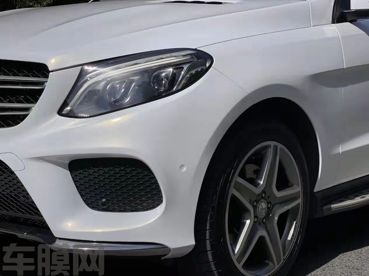奔驰GLE 钻石白金改色膜 效果图