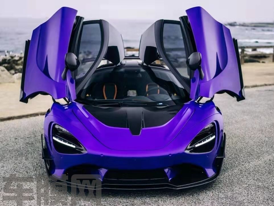 迈凯伦720S 赛道紫改色膜 效果图