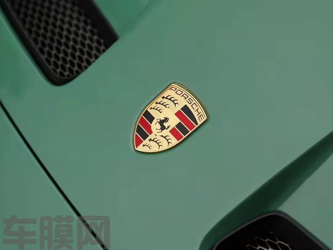 保时捷 922 GT3 复古绿改色膜 效果图