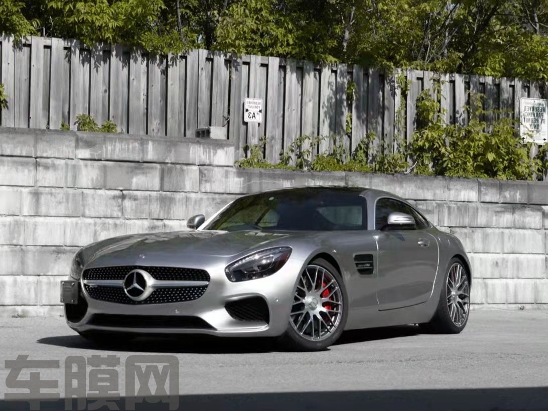 奔驰AMG GTS 液态金属GT银改色膜 效果图