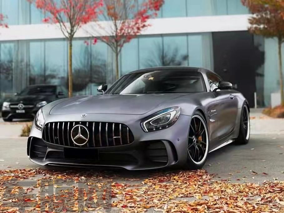 奔驰AMG GTR 卡普里灰紫改色膜 效果图