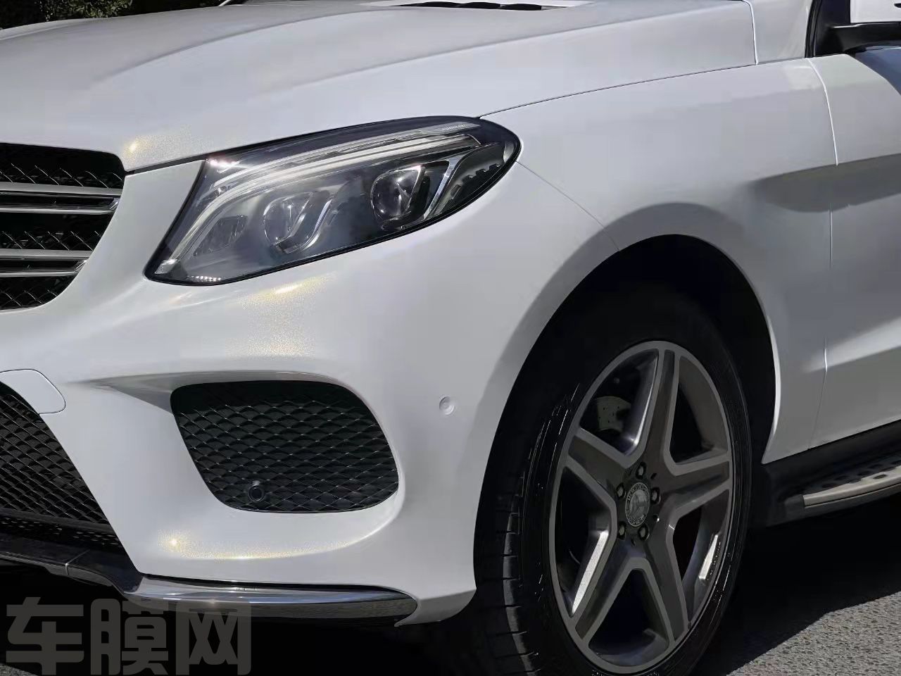 奔驰GLE 钻石白金改色膜 效果图