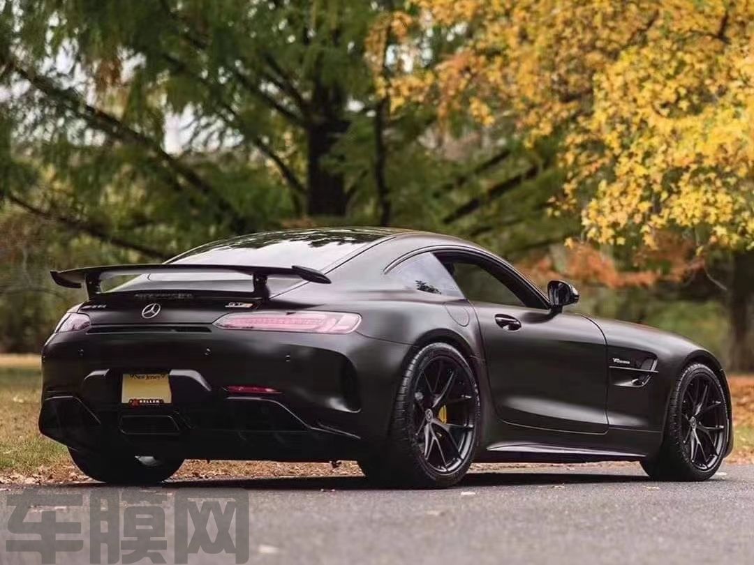 奔驰AMG GT 陶瓷黑改色膜 效果图