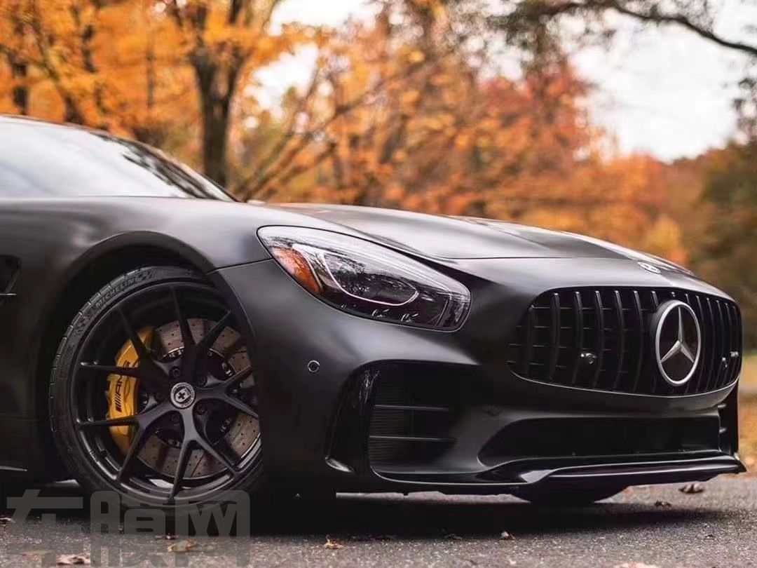 奔驰AMG GT 陶瓷黑改色膜 效果图