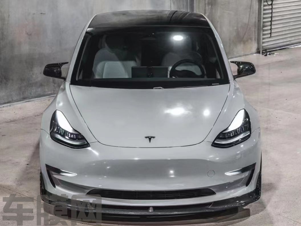 特斯拉Model 3 水晶纳多灰改色膜 效果图