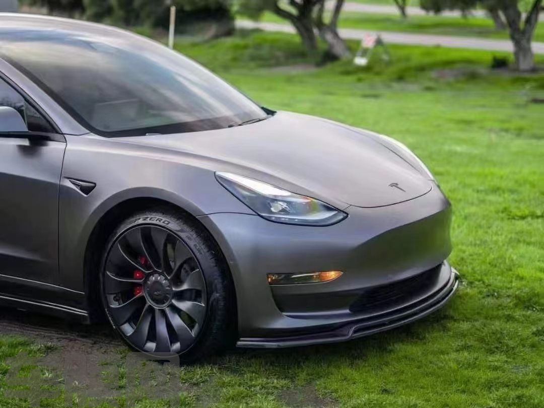 特斯拉Model 3 梦幻岩石灰改色膜 效果图