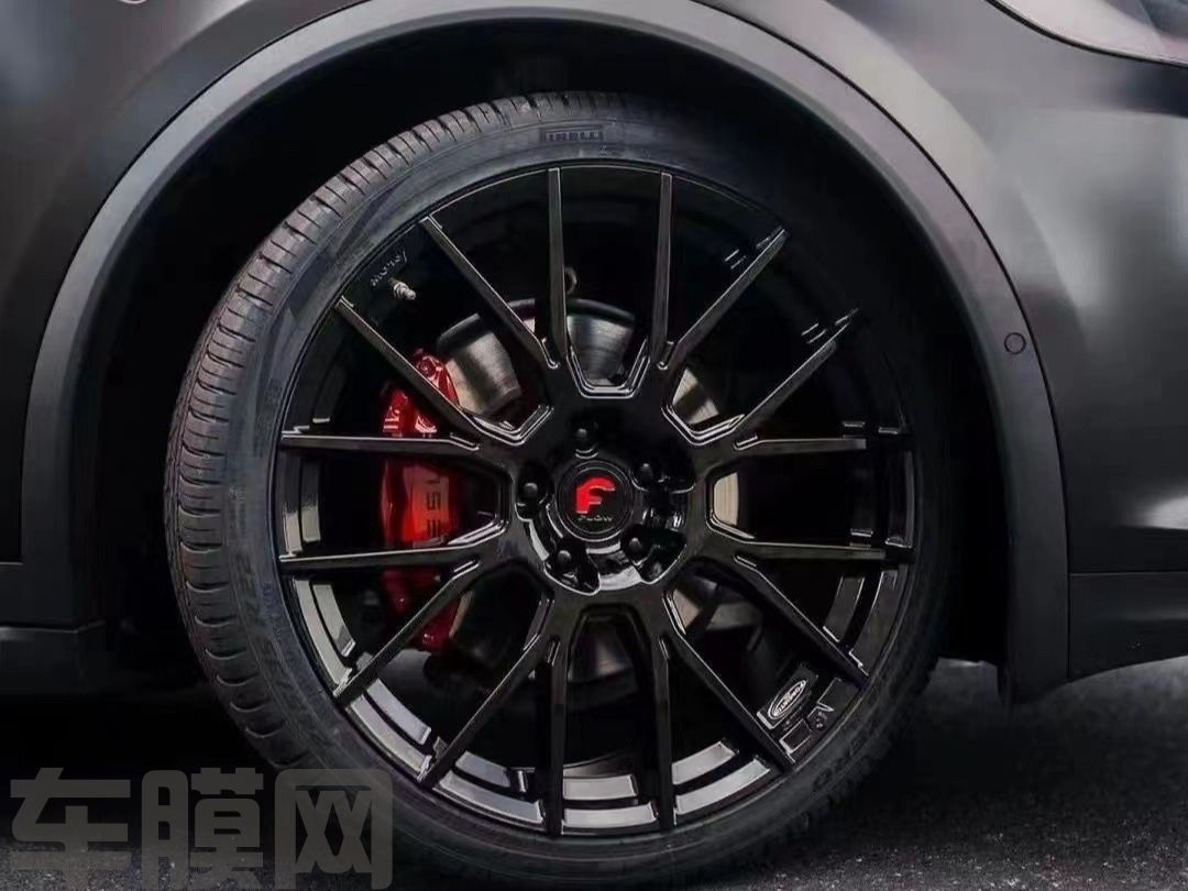 特斯拉Model X 陶瓷黑改色膜 效果图