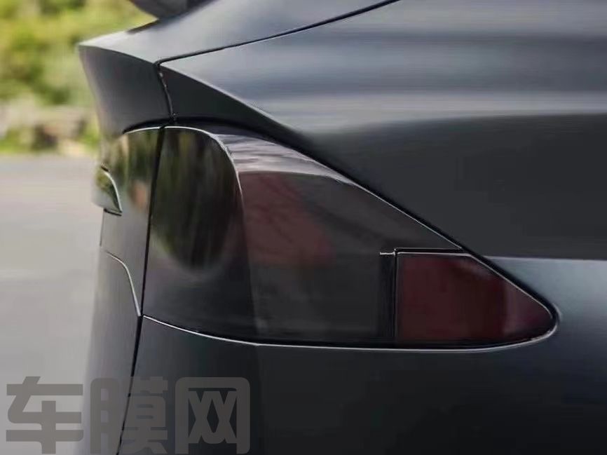 特斯拉Model X 陶瓷黑改色膜 效果图