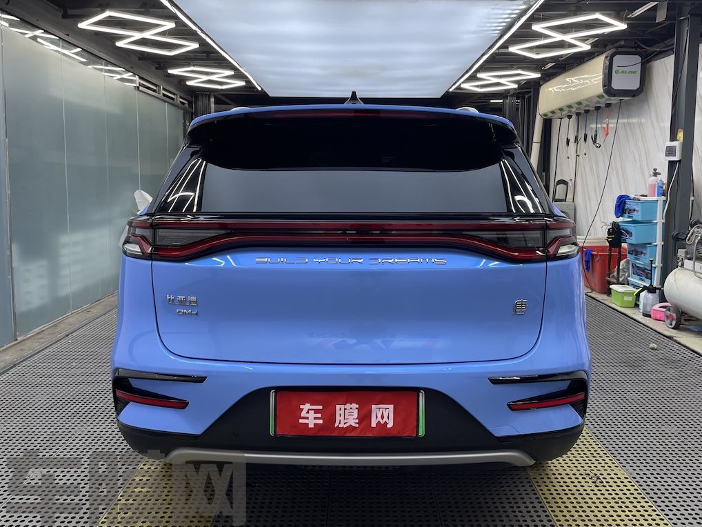 比亚迪唐 PET双色灰魅蓝改色膜 效果图