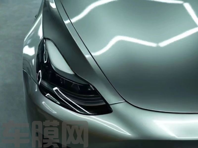 特斯拉Model Y 索玛托蓝改色膜 效果图