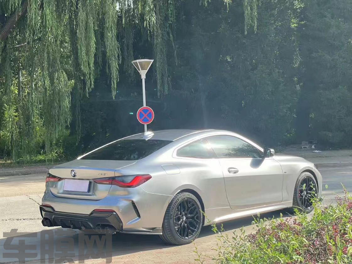 宝马4系 GT银改色膜 效果图