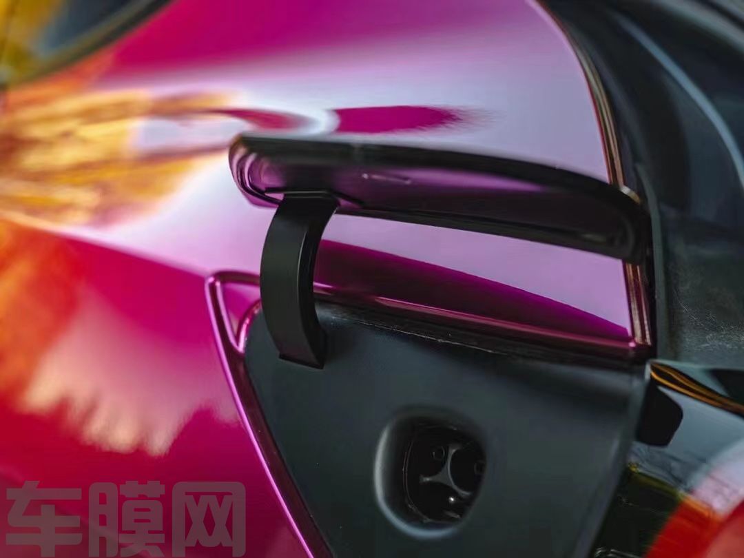 特斯拉Model Y 珍珠葡萄紫改色膜 效果图