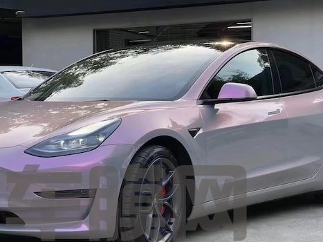 特斯拉Model 3 梦幻火山灰改色膜 效果图