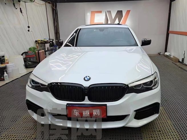 宝马525LI PET月牙白改色膜 效果图
