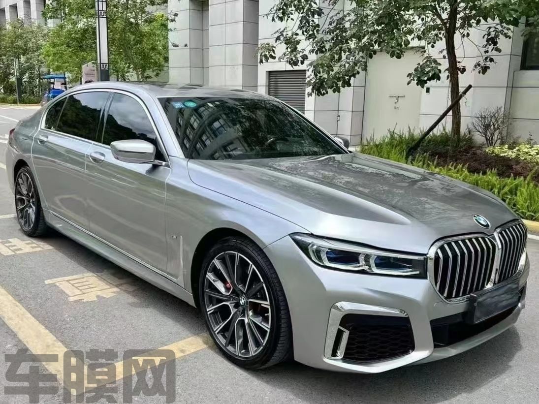 宝马740 GT银改色膜 效果图