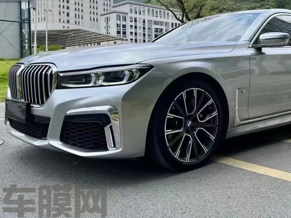 宝马740 GT银改色膜 效果图