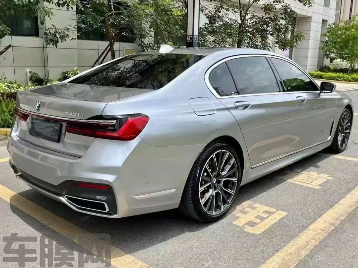 宝马740 GT银改色膜 效果图