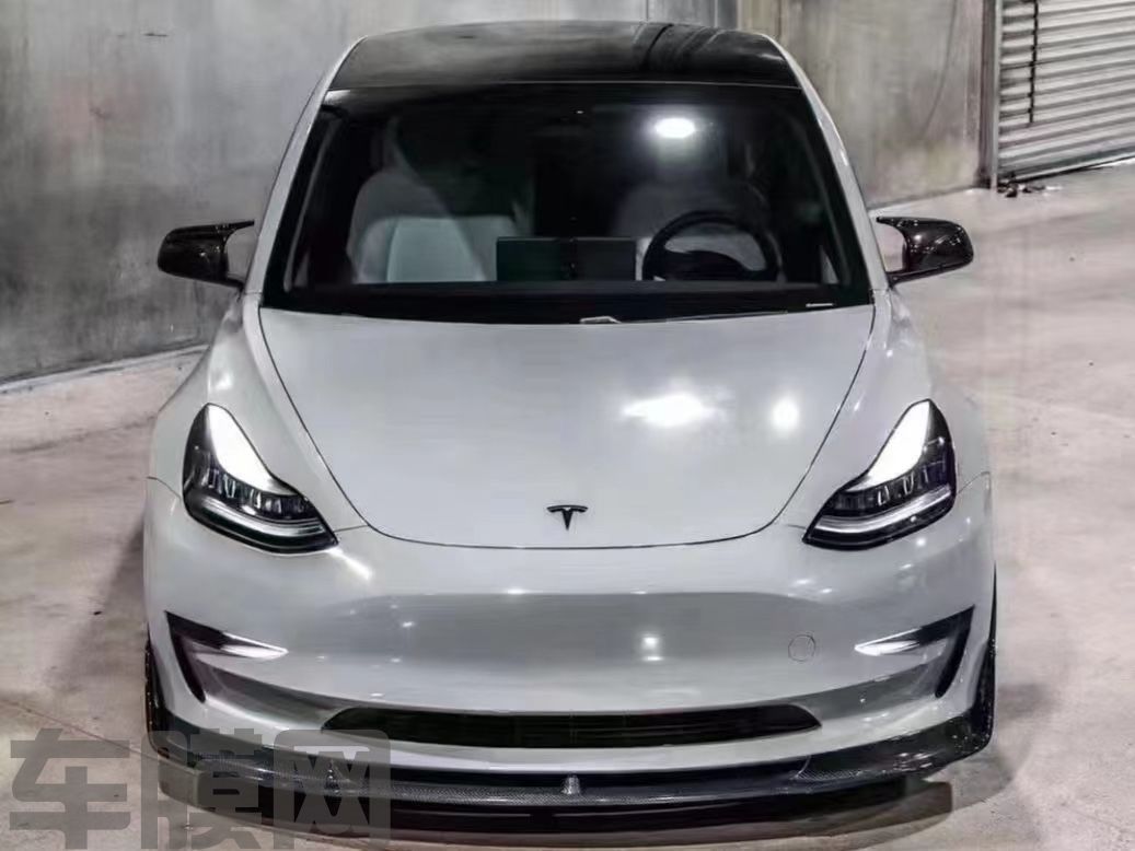 特斯拉Model 3 纳多灰改色膜 效果图