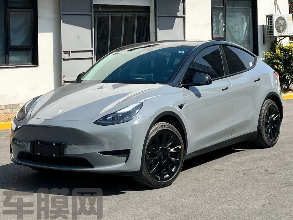 特斯拉Model Y 纳多灰改色膜 效果图
