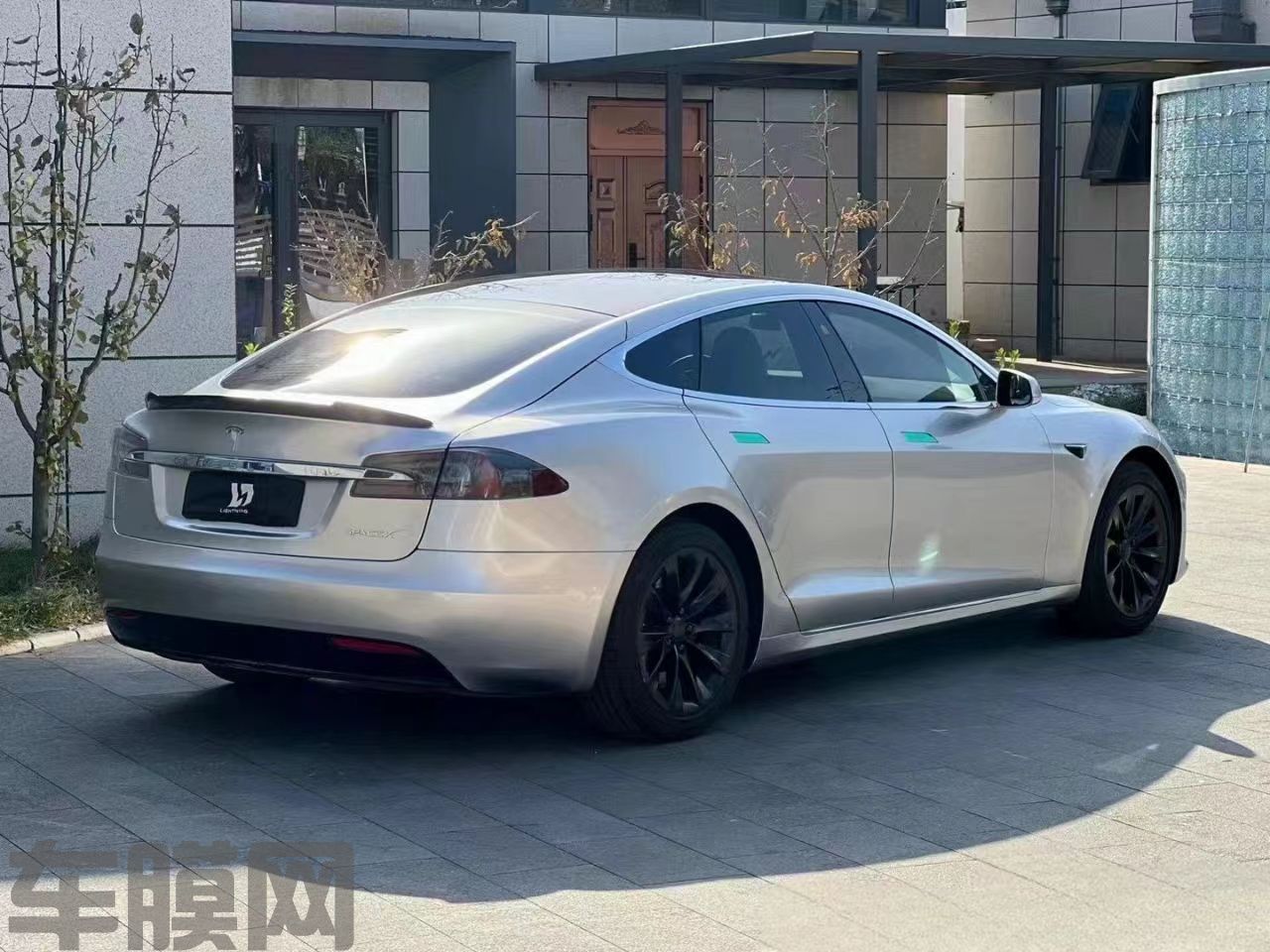 特斯拉Model S 金属钨钢改色膜 效果图