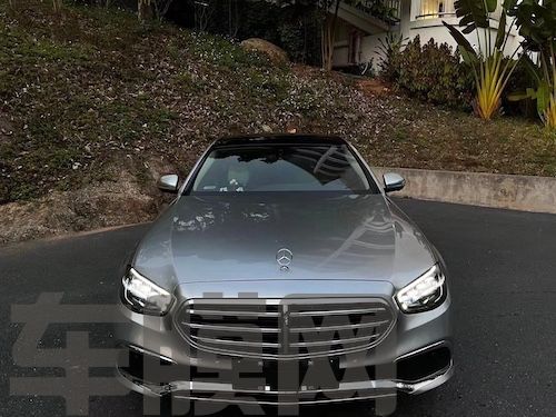 奔驰E300 GT银改色膜 效果图