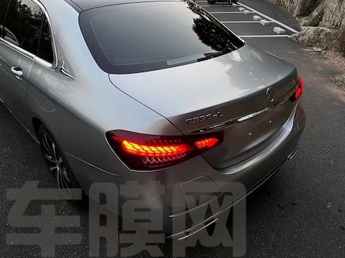 奔驰E300 GT银改色膜 效果图